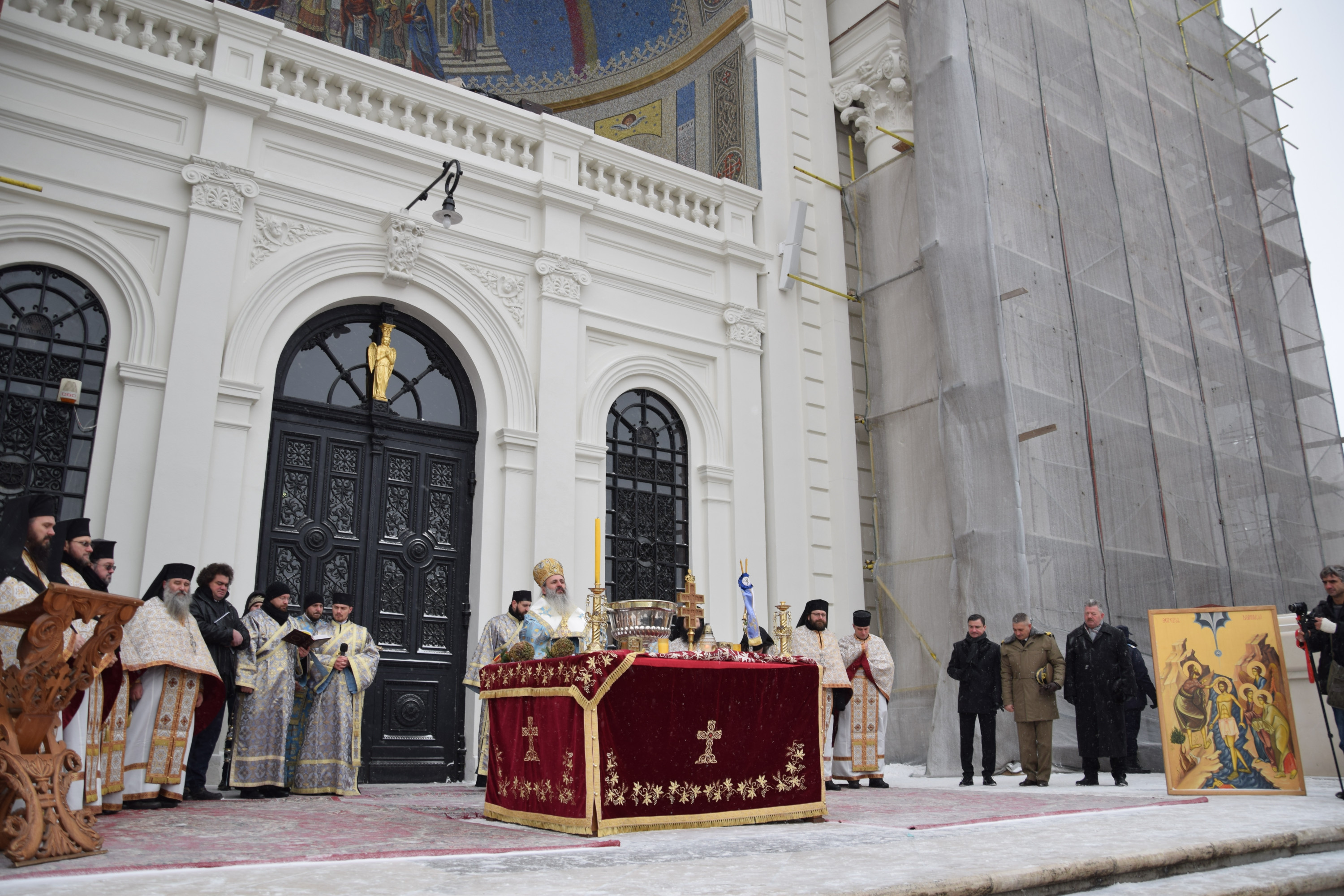 Sfințirea cea Mare a Apei la Catedrala mitropolitană din Iași