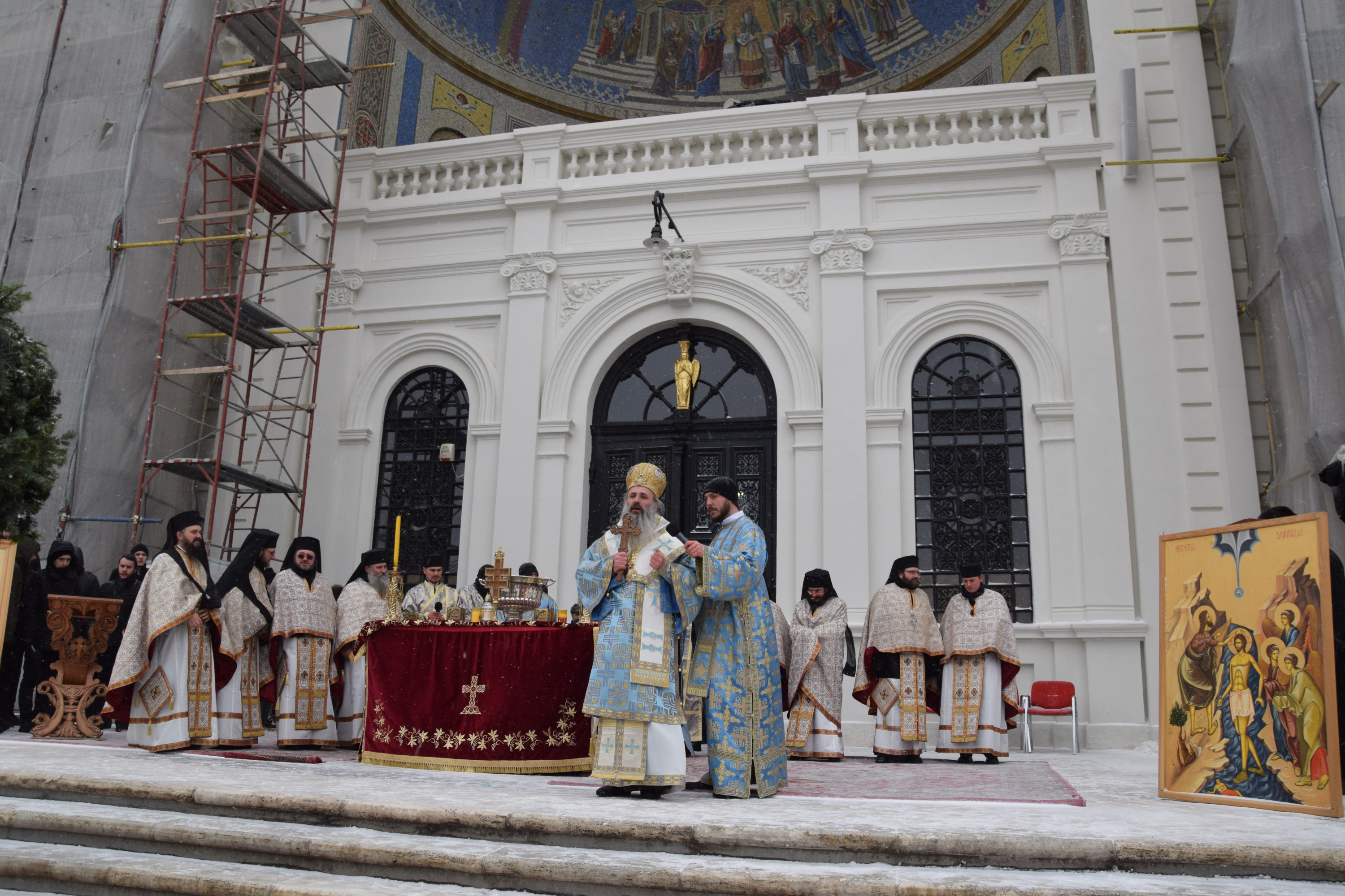 Sfințirea cea Mare a Apei la Catedrala mitropolitană din Iași
