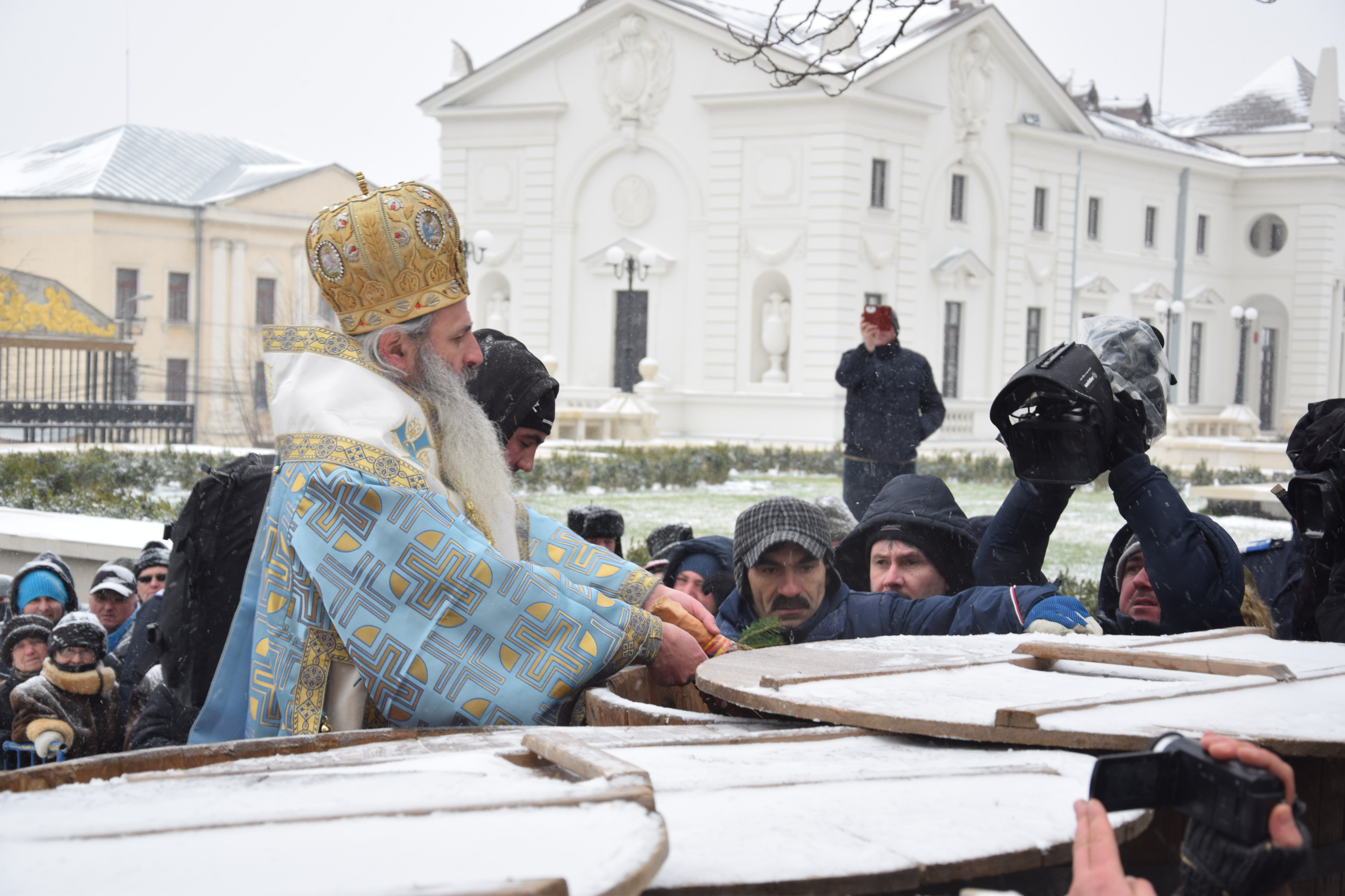 Sfințirea cea Mare a Apei la Catedrala mitropolitană din Iași