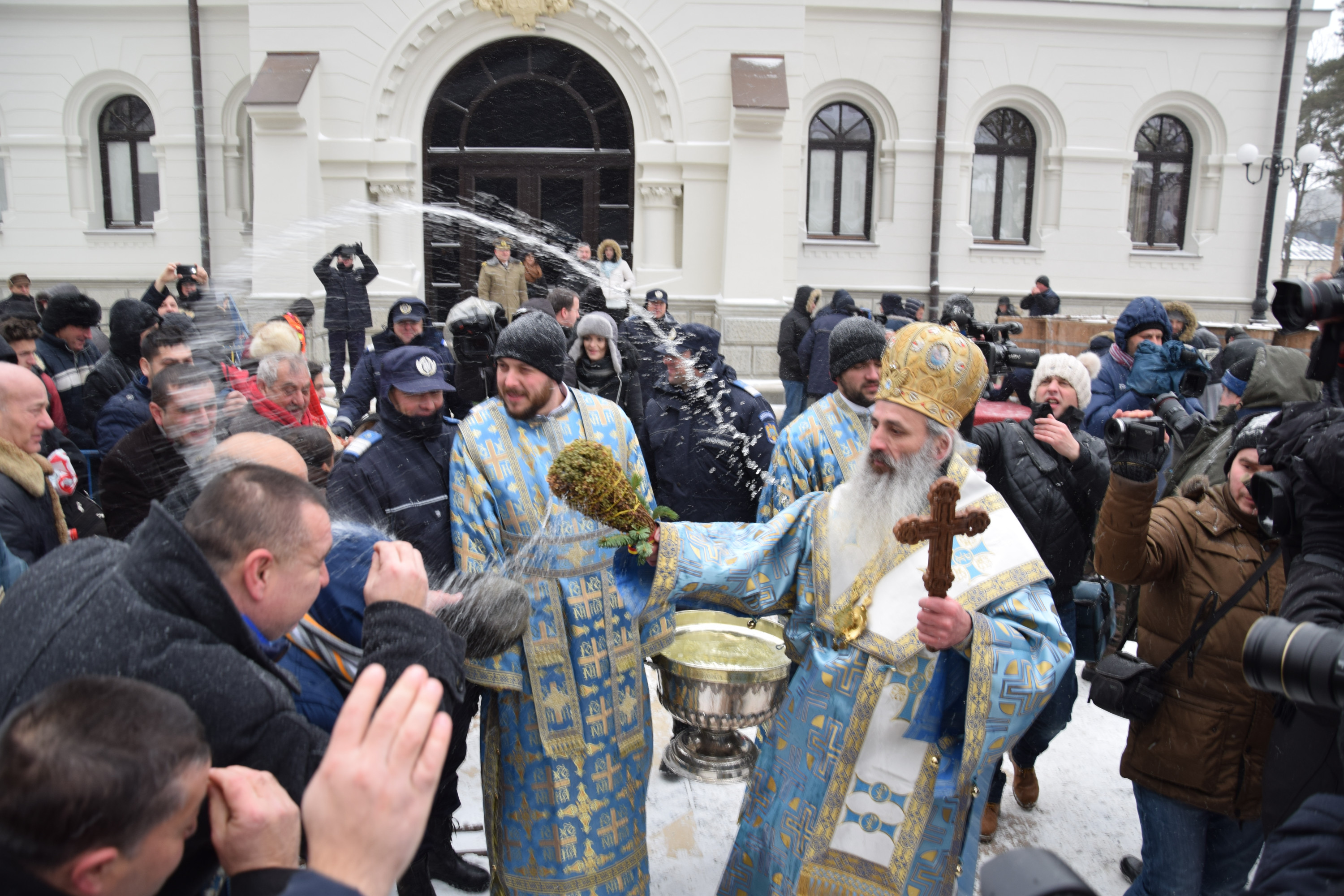 Sfințirea cea Mare a Apei la Catedrala mitropolitană din Iași