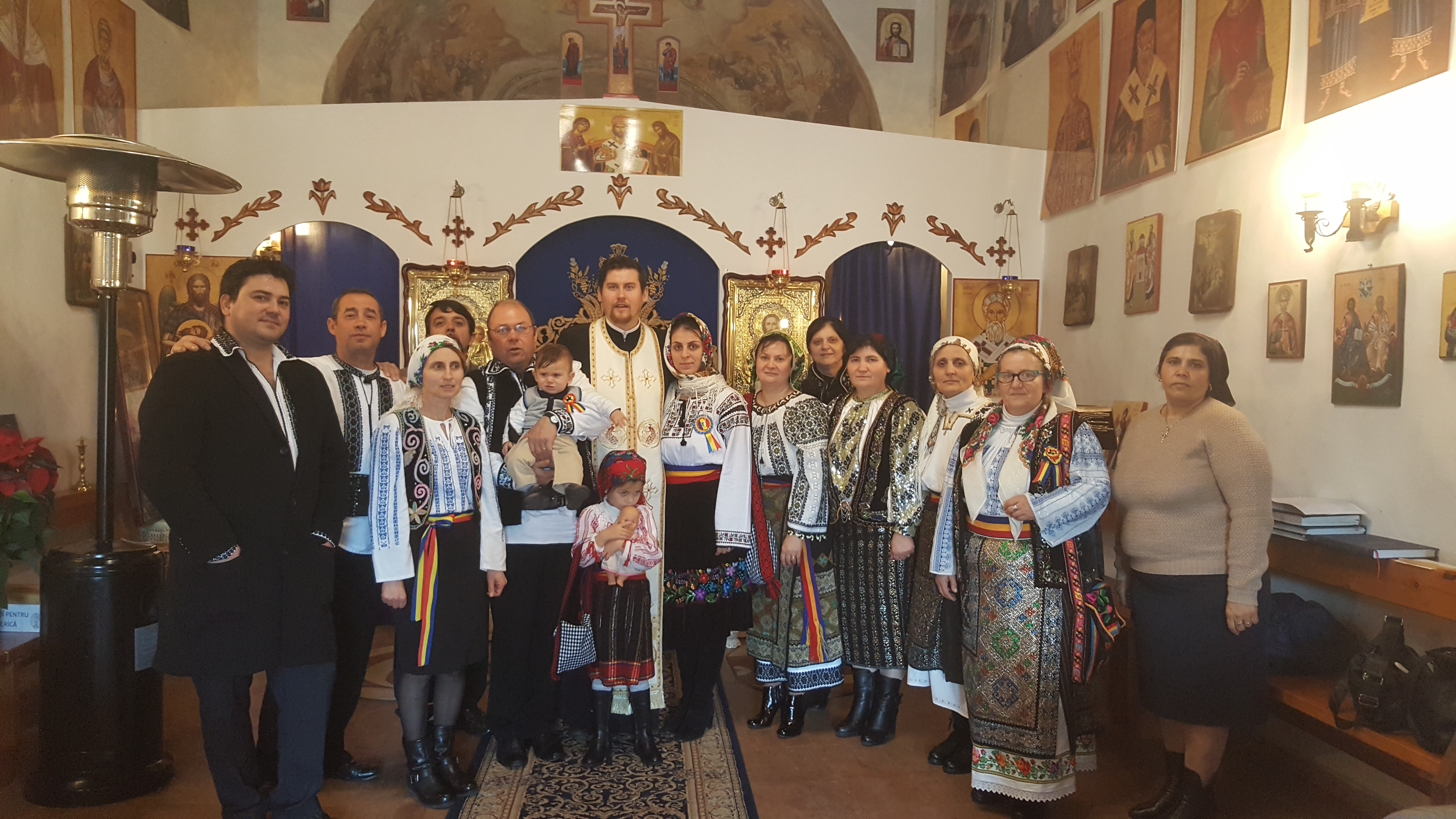 Hram în parohia din Fiano Romano