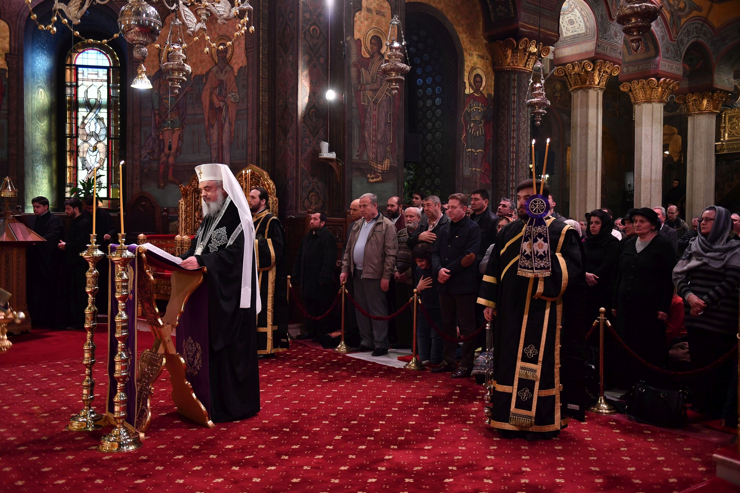 Patriarhul României a oficiat slujba Canonului cel Mare la Catedrala Patriarhală