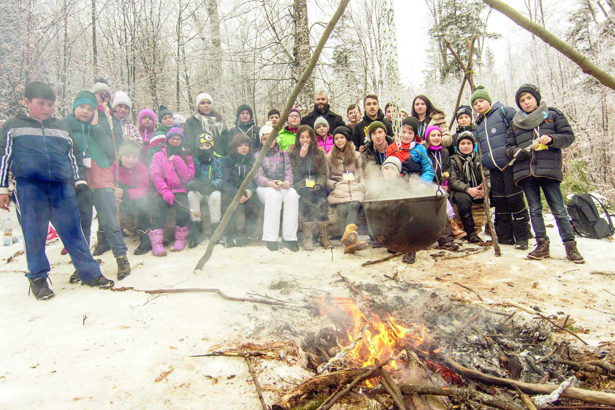 S-a încheiat a VII-a ediţie a taberei de iarnă „Floare de colţ“
