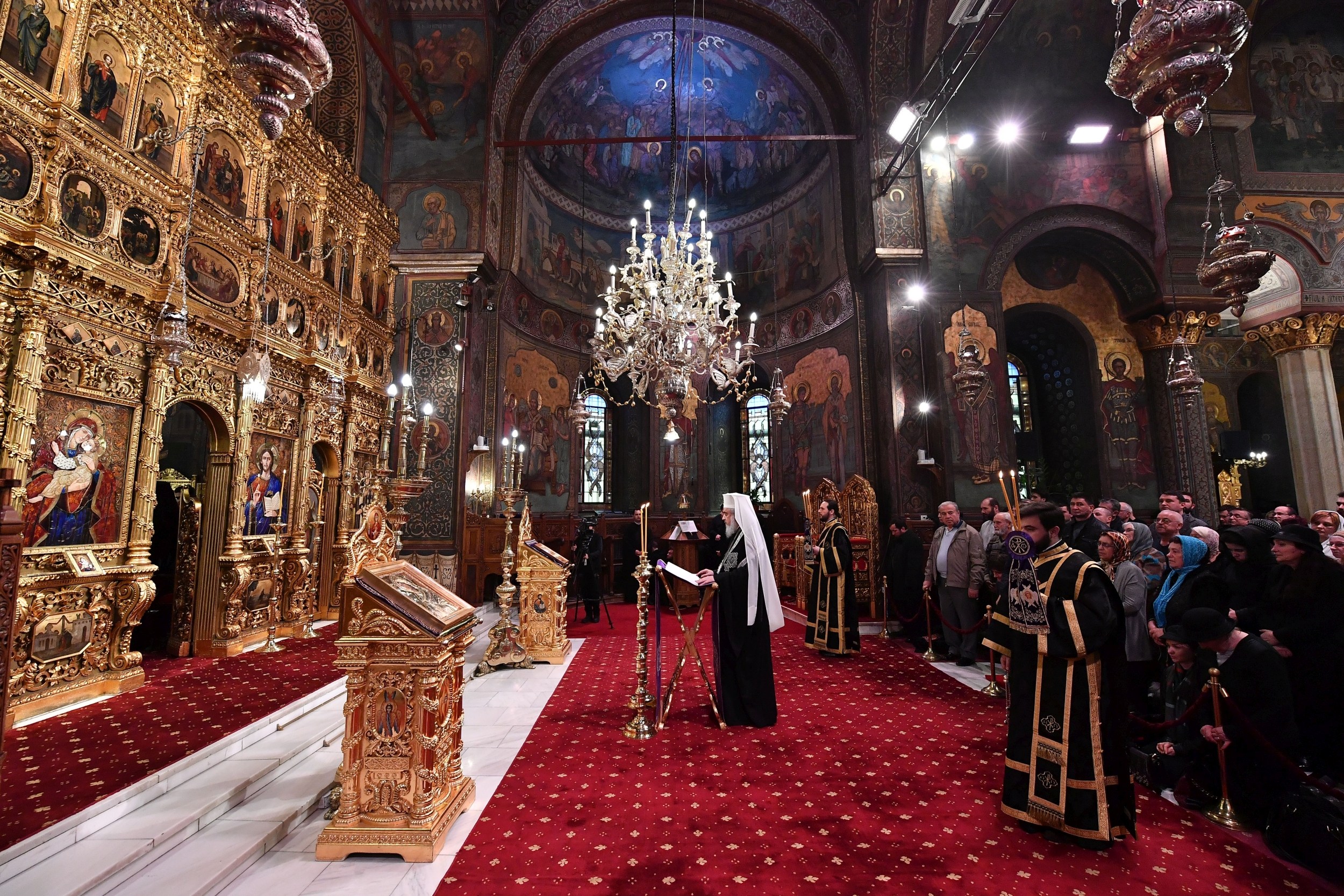 Patriarhul României a oficiat slujba Canonului cel Mare la Catedrala Patriarhală