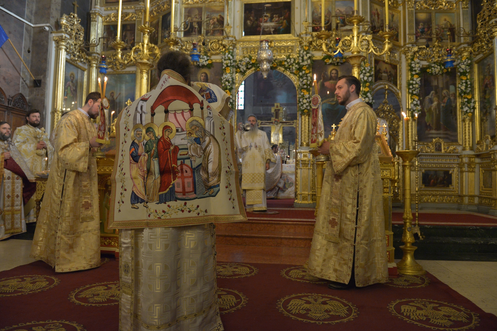 Patru ierarhi, la hramul istoric al Catedralei mitropolitane din Iași