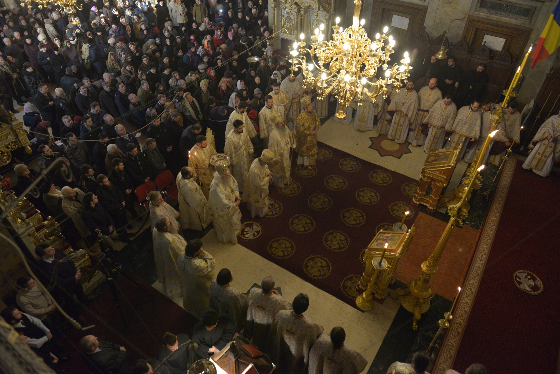 Patru ierarhi, la hramul istoric al Catedralei mitropolitane din Iași