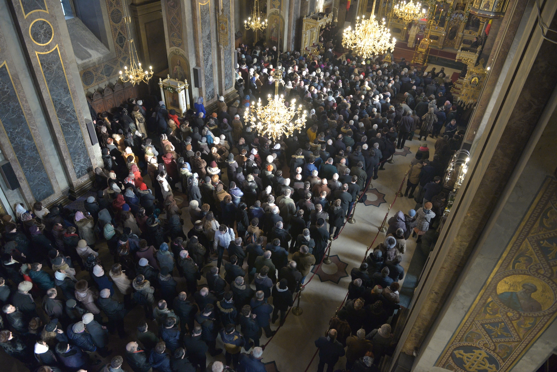 Patru ierarhi, la hramul istoric al Catedralei mitropolitane din Iași