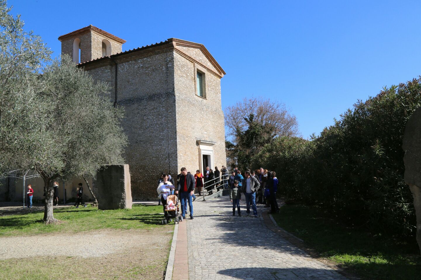 Hram în parohia din Fiano Romano