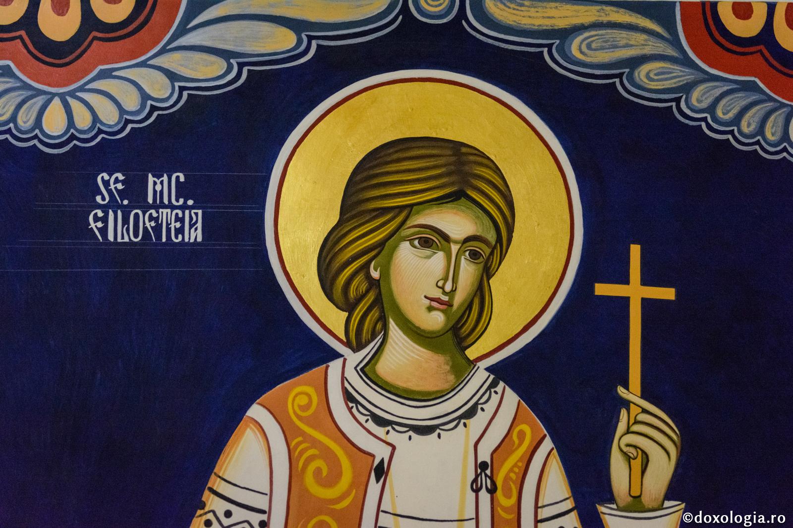 Sfânta Filoteia de la Curtea de Argeș, muceniță a lui Hristos la doar 12 ani / Foto: Ștefan Cojocariu Sfânta Filoteia de la Curtea de Argeș