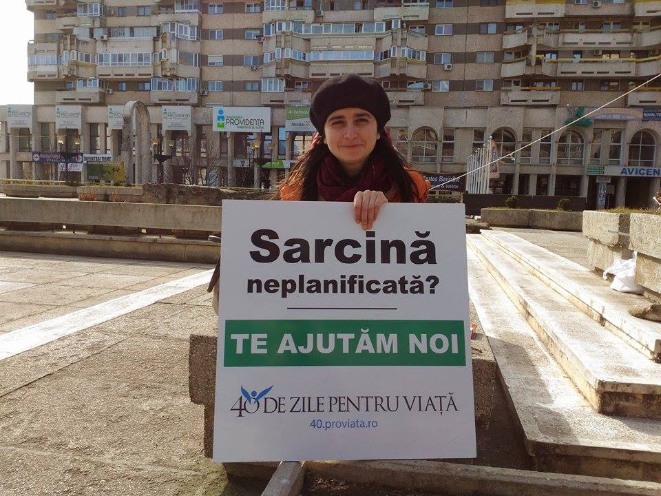 Campania 40 de zile pentru viaţă la Iaşi continuă