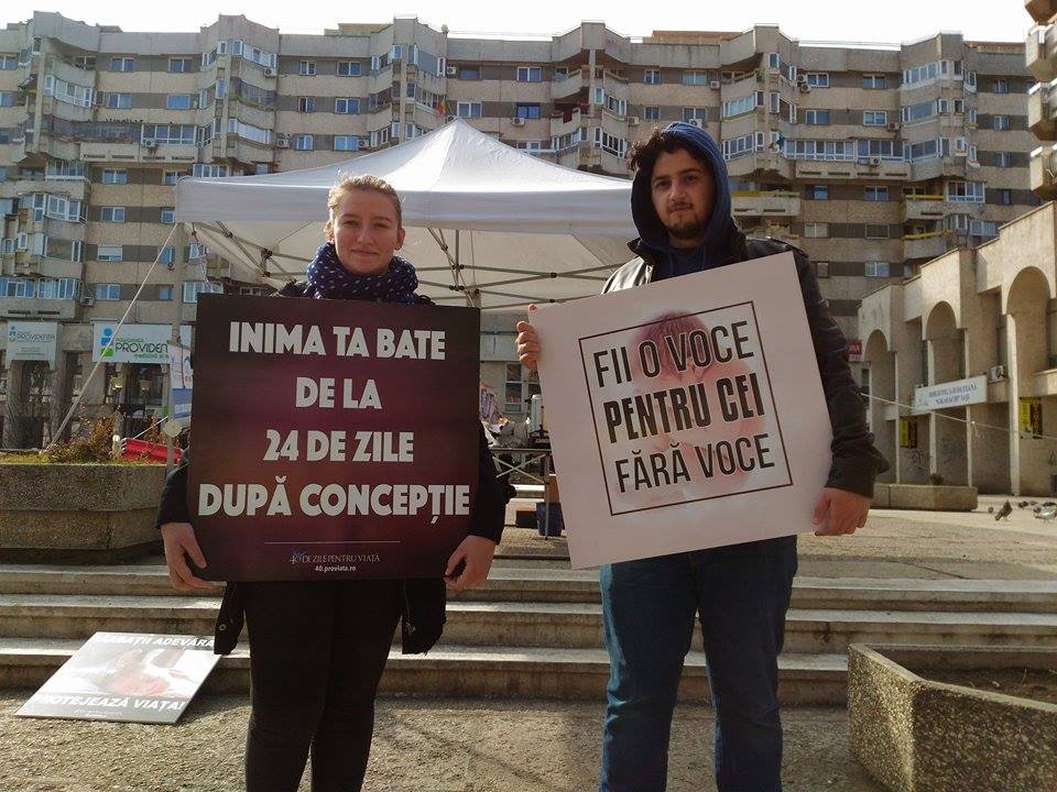 Campania 40 de zile pentru viaţă la Iaşi continuă