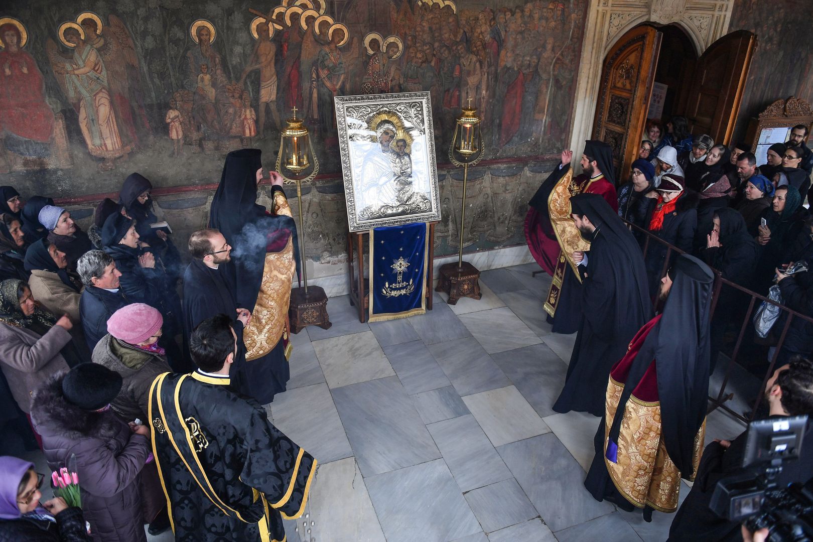 Credincioșii bucureșteni au adus cinstire icoanei „Iordănița” la Catedrala Patriarhală
