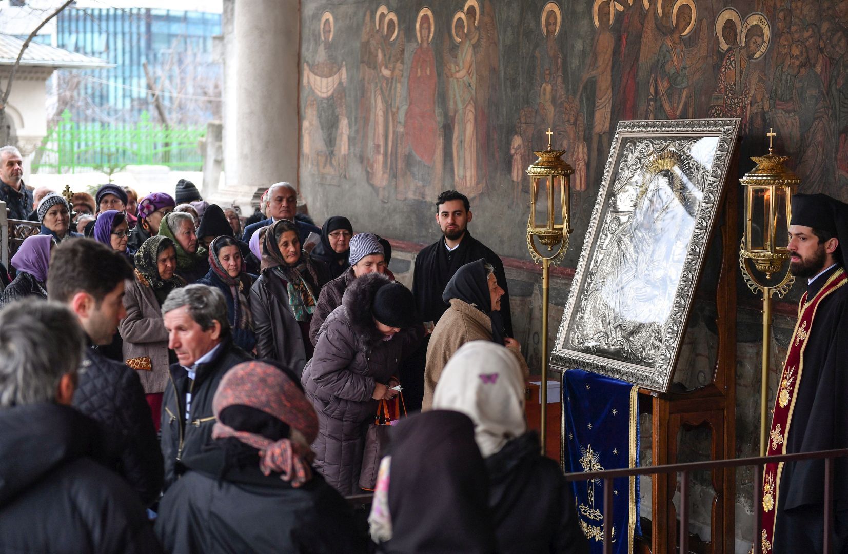 Credincioșii bucureșteni au adus cinstire icoanei „Iordănița” la Catedrala Patriarhală