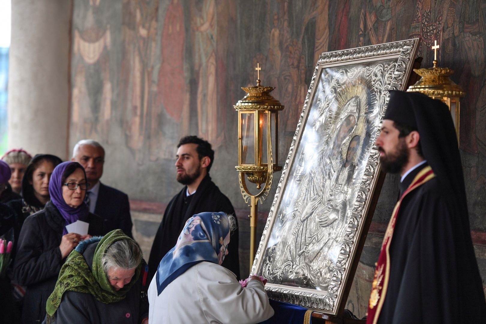 Credincioșii bucureșteni au adus cinstire icoanei „Iordănița” la Catedrala Patriarhală