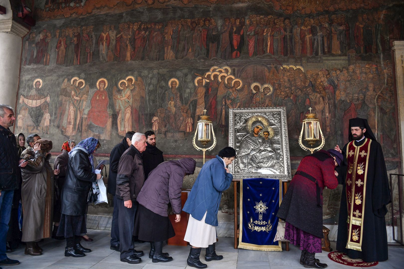 Credincioșii bucureșteni au adus cinstire icoanei „Iordănița” la Catedrala Patriarhală