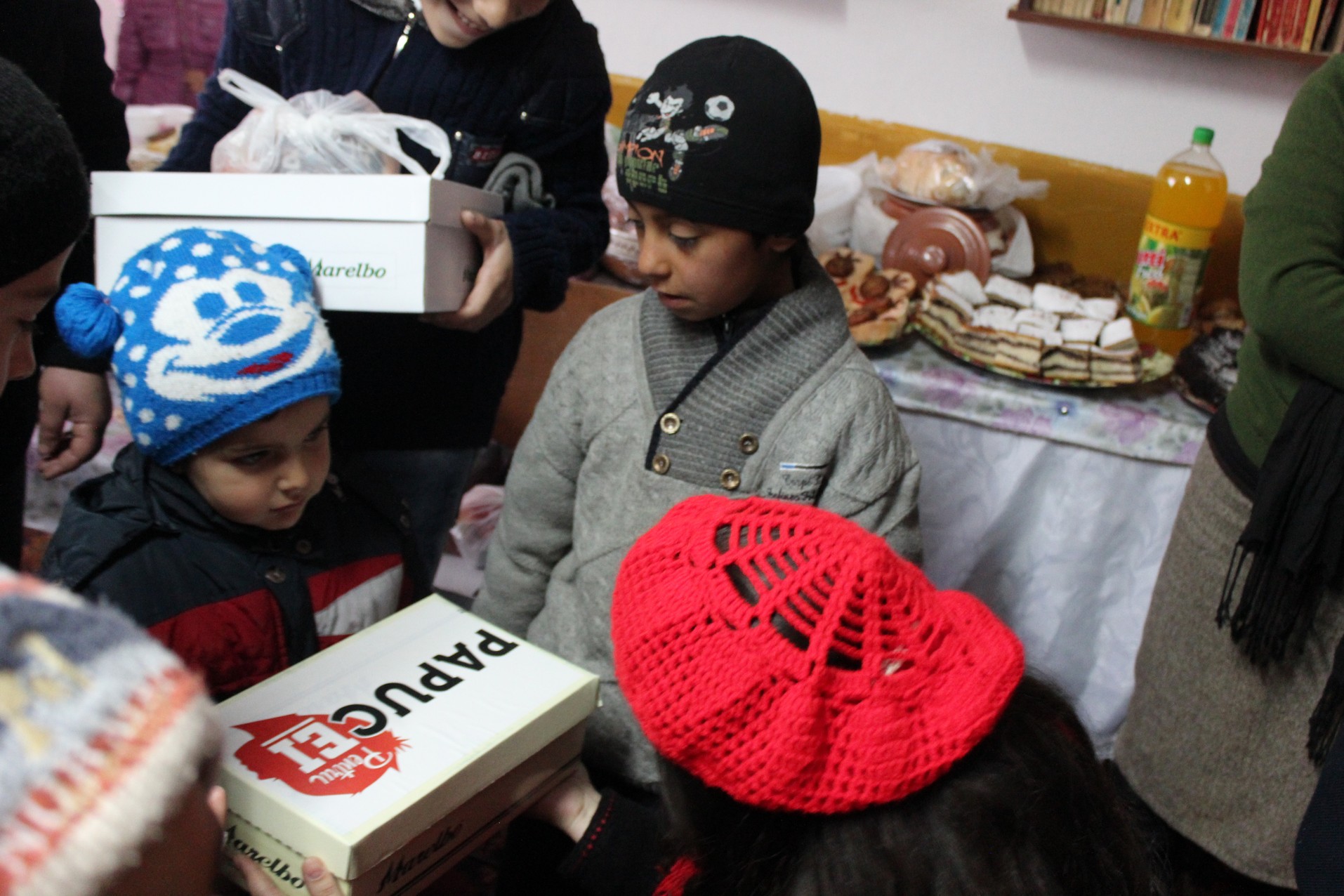 Activitate caritabilă în satul Curagău, demarată de membrii Colegiului „Sfântul Nicolae“ (GALERIE FOTO)