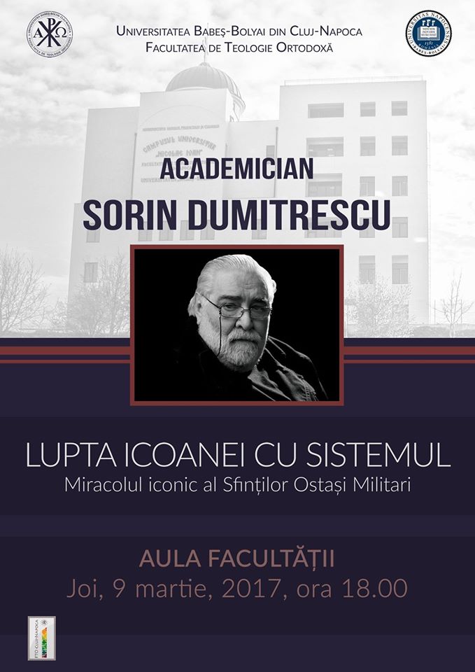 Academicianul Sorin Dumitrescu va conferenția la Cluj-Napoca Academicianul Sorin Dumitrescu va conferenția la Cluj-Napoca