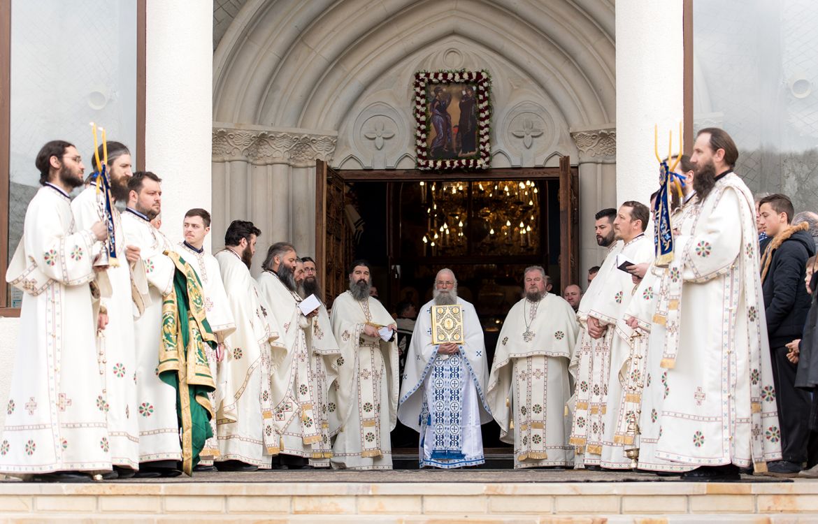 Hirotonii întru ieromonah și ierodiacon la hramul Mănăstirii Sihăstria Putnei