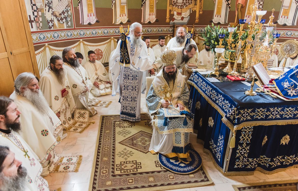 Hirotonii întru ieromonah și ierodiacon la hramul Mănăstirii Sihăstria Putnei