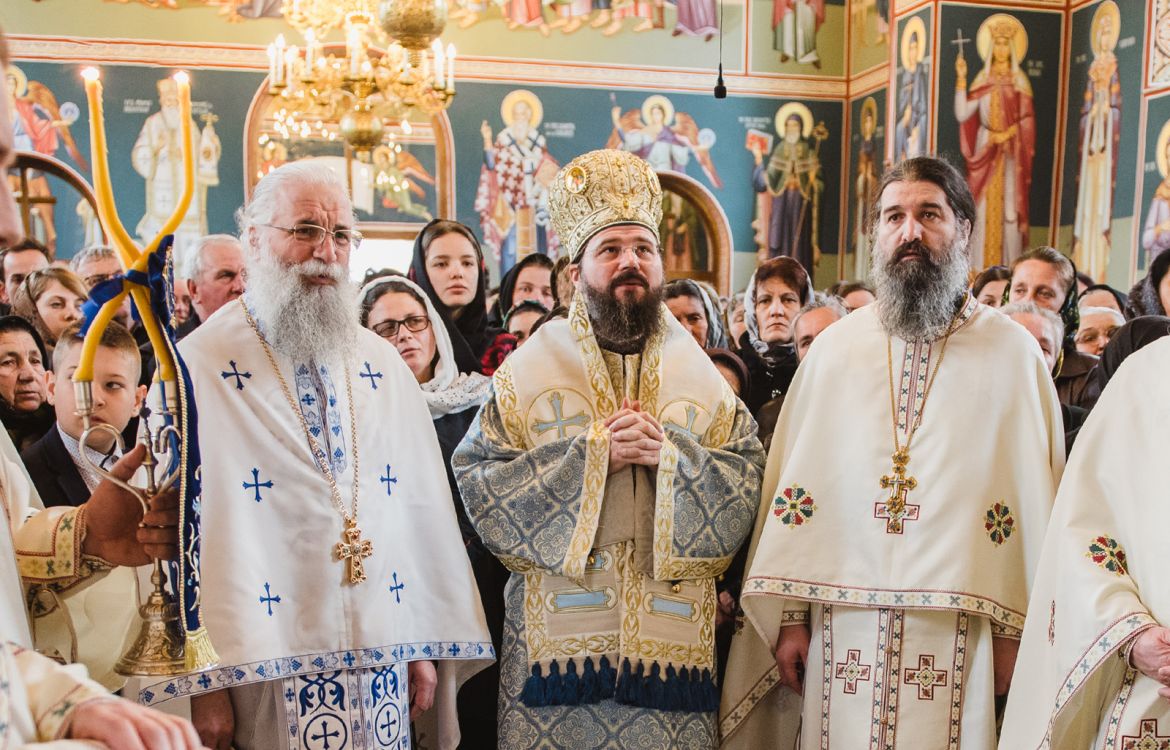 Hirotonii întru ieromonah și ierodiacon la hramul Mănăstirii Sihăstria Putnei