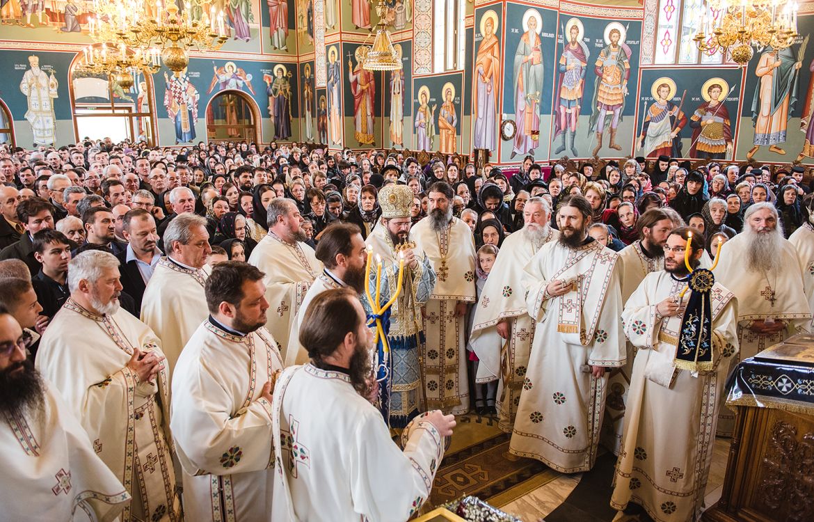 Hirotonii întru ieromonah și ierodiacon la hramul Mănăstirii Sihăstria Putnei