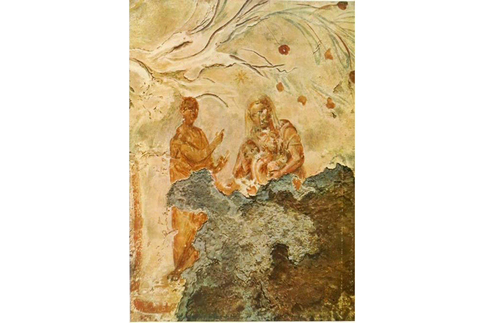 Cea mai veche reprezentare a Bunei Vestiri se află în Catacomba Priscillei din Roma, pe care arheologii o datează în secolul al II-lea Buna Vestire