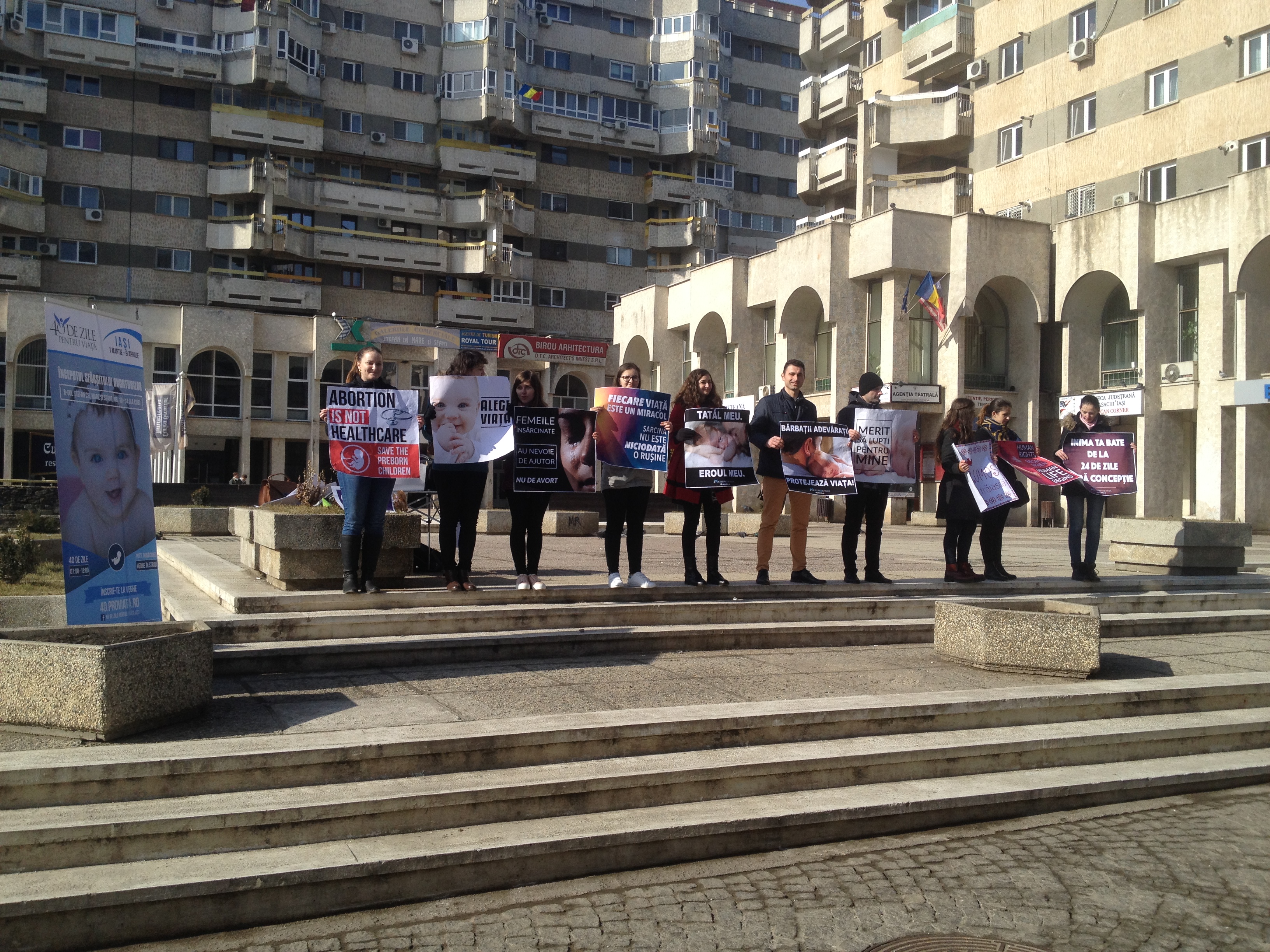 Campania 40 de zile pentru viaţă la Iaşi continuă