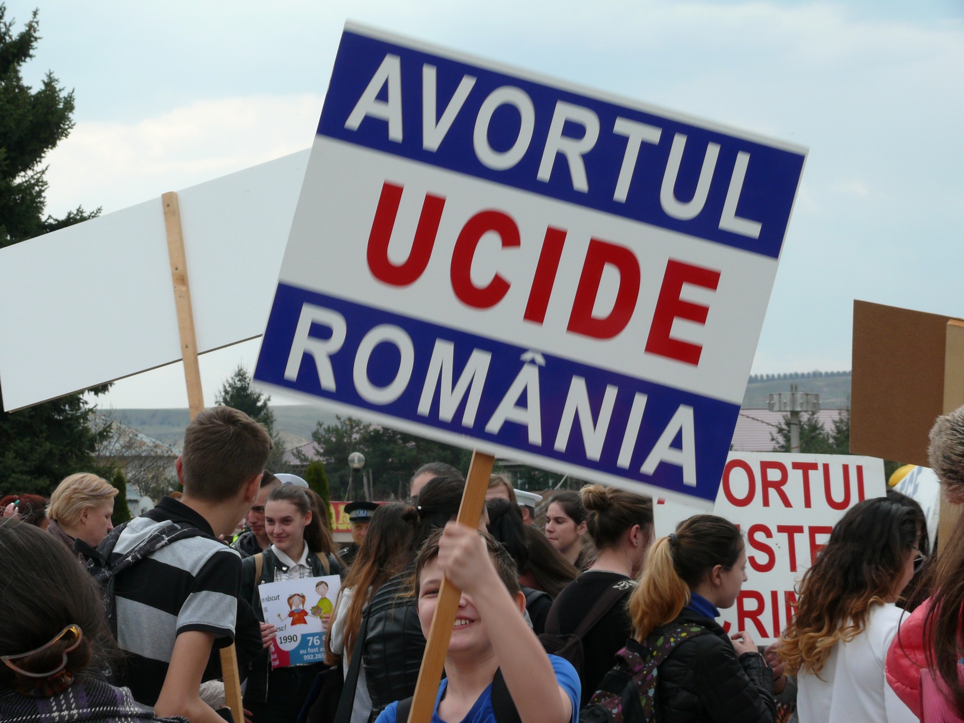 Numeroase mesaje pro viaţă, la Fălticeni