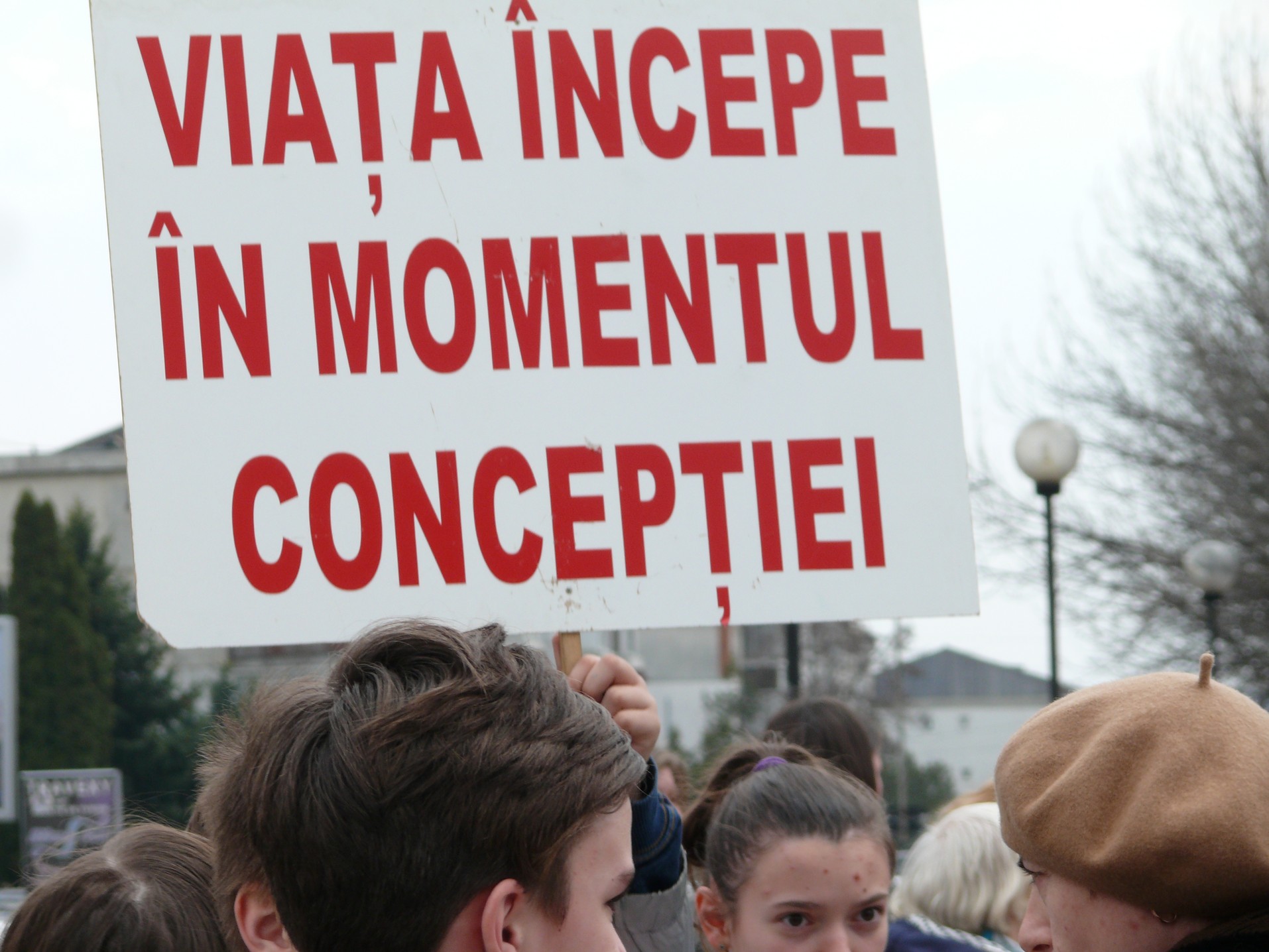 Numeroase mesaje pro viaţă, la Fălticeni