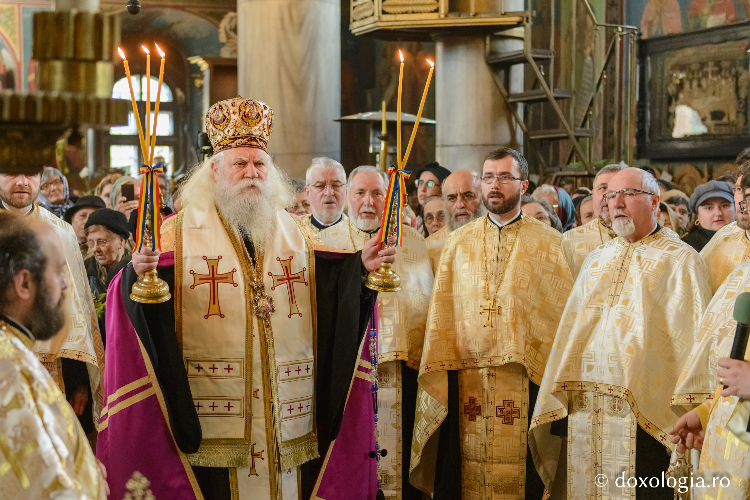 Procesiune în ajun de Florii la Iași (galerie FOTO)