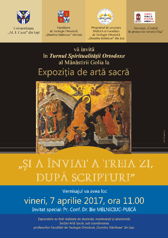 Vernisajul expoziţiei „Şi a înviat a treia zi, după Scripturi”, la Mănăstirea Golia