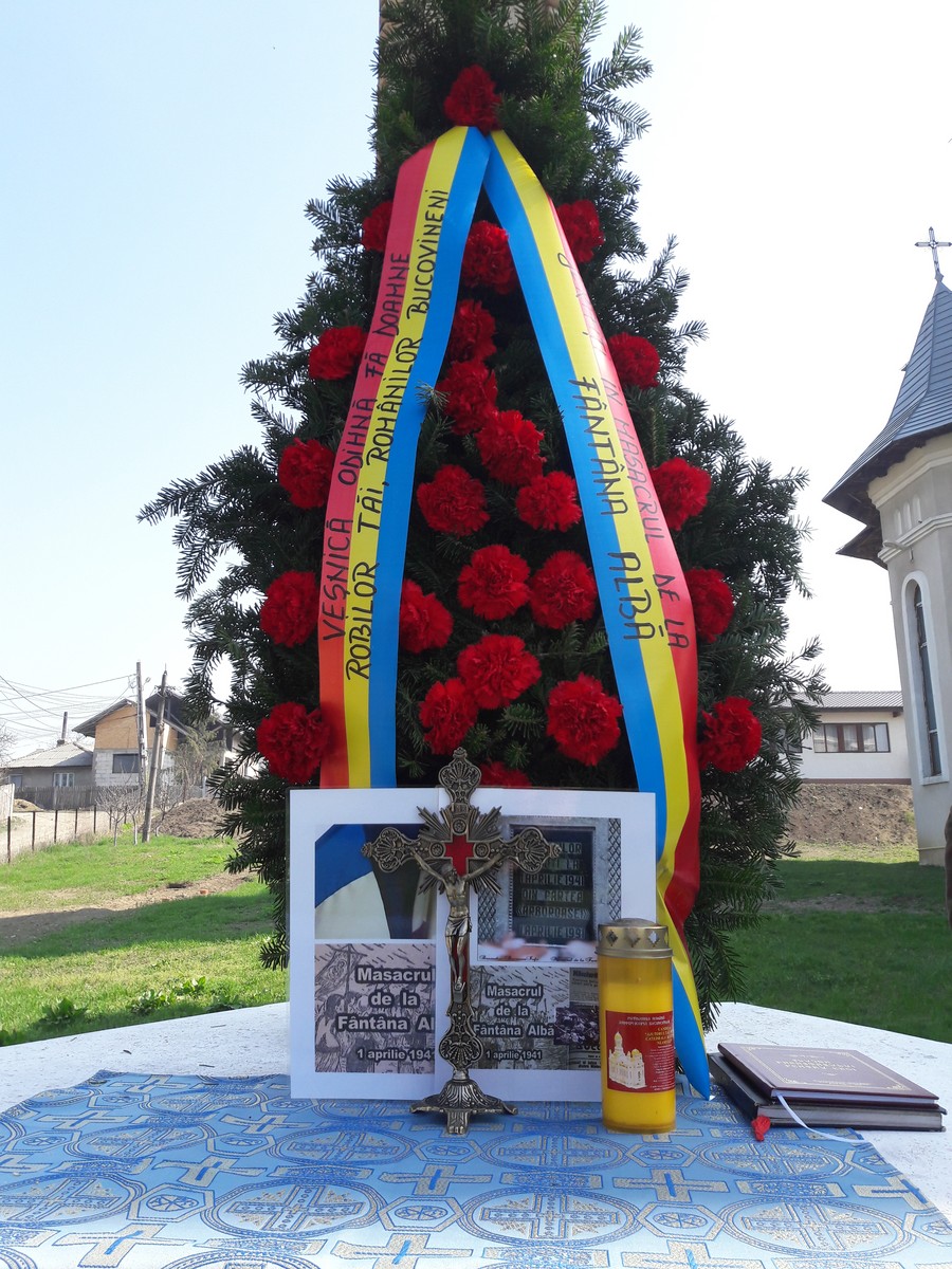 Comemorarea bucovinenilor căzuți la masacrul de la Fântâna Albă, la Parohia Breazu