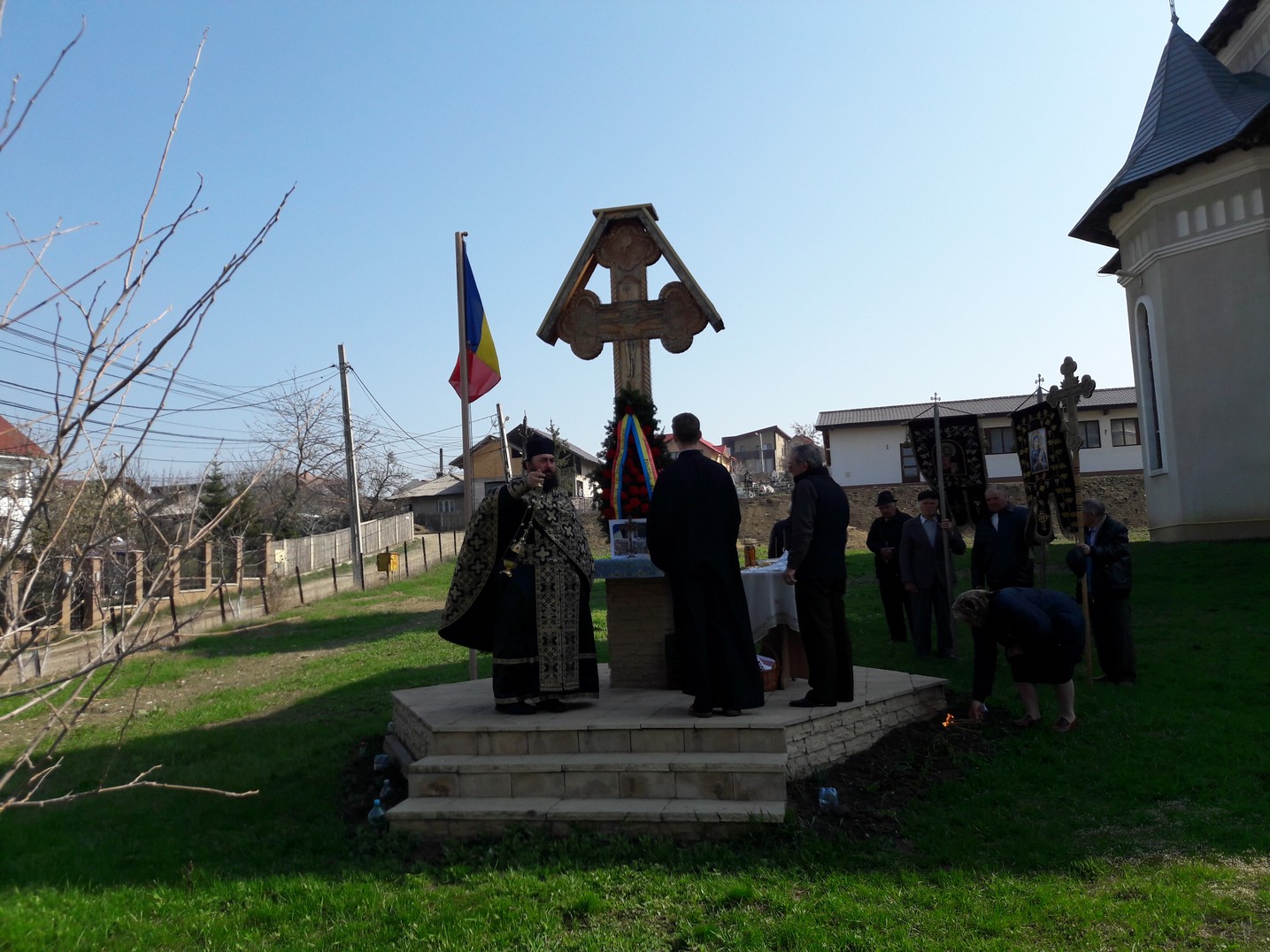 Comemorarea bucovinenilor căzuți la masacrul de la Fântâna Albă, la Parohia Breazu