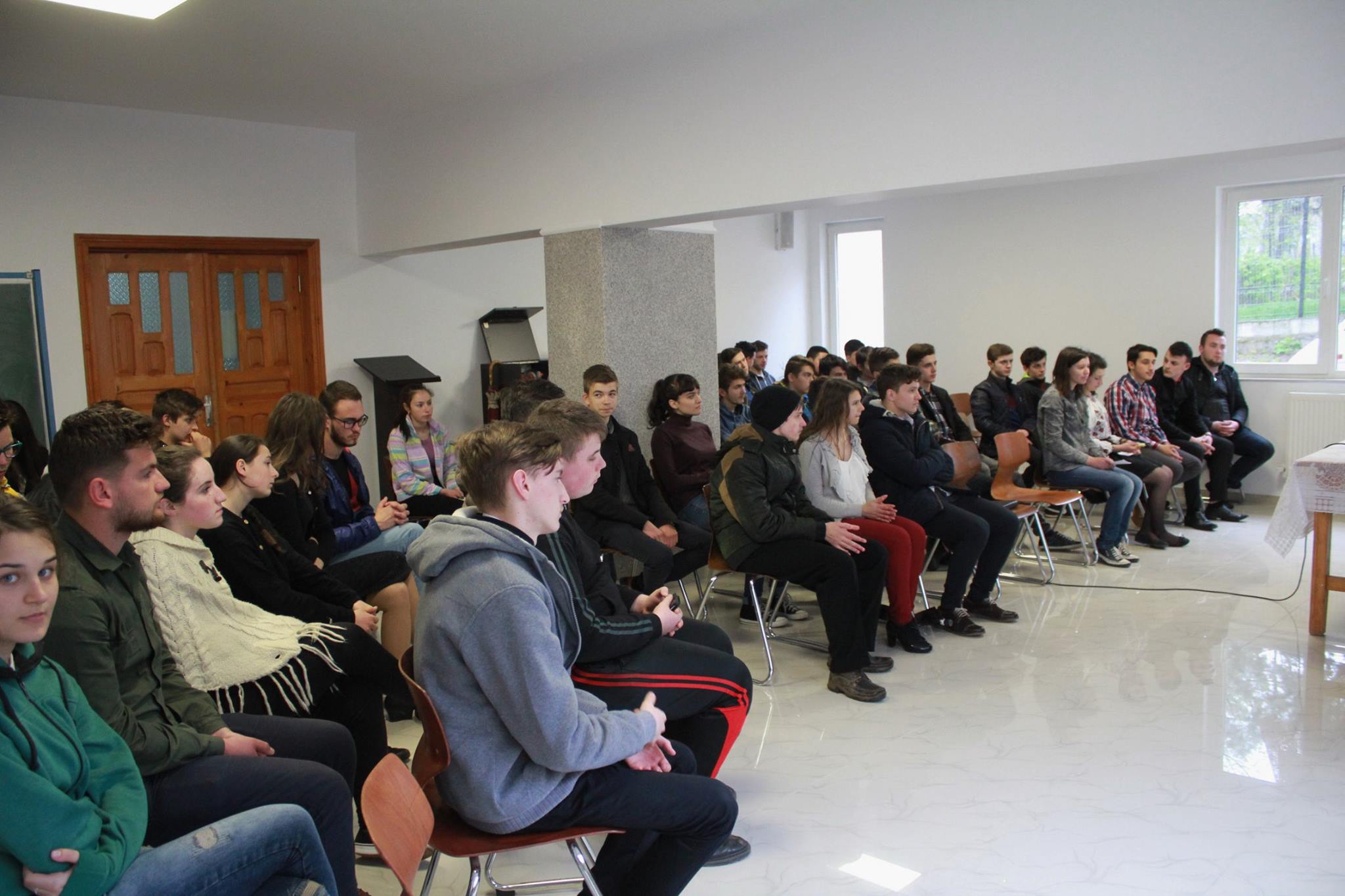 Conferinţă susţinută la Dorohoi de arhim. Mihail Daniliuc