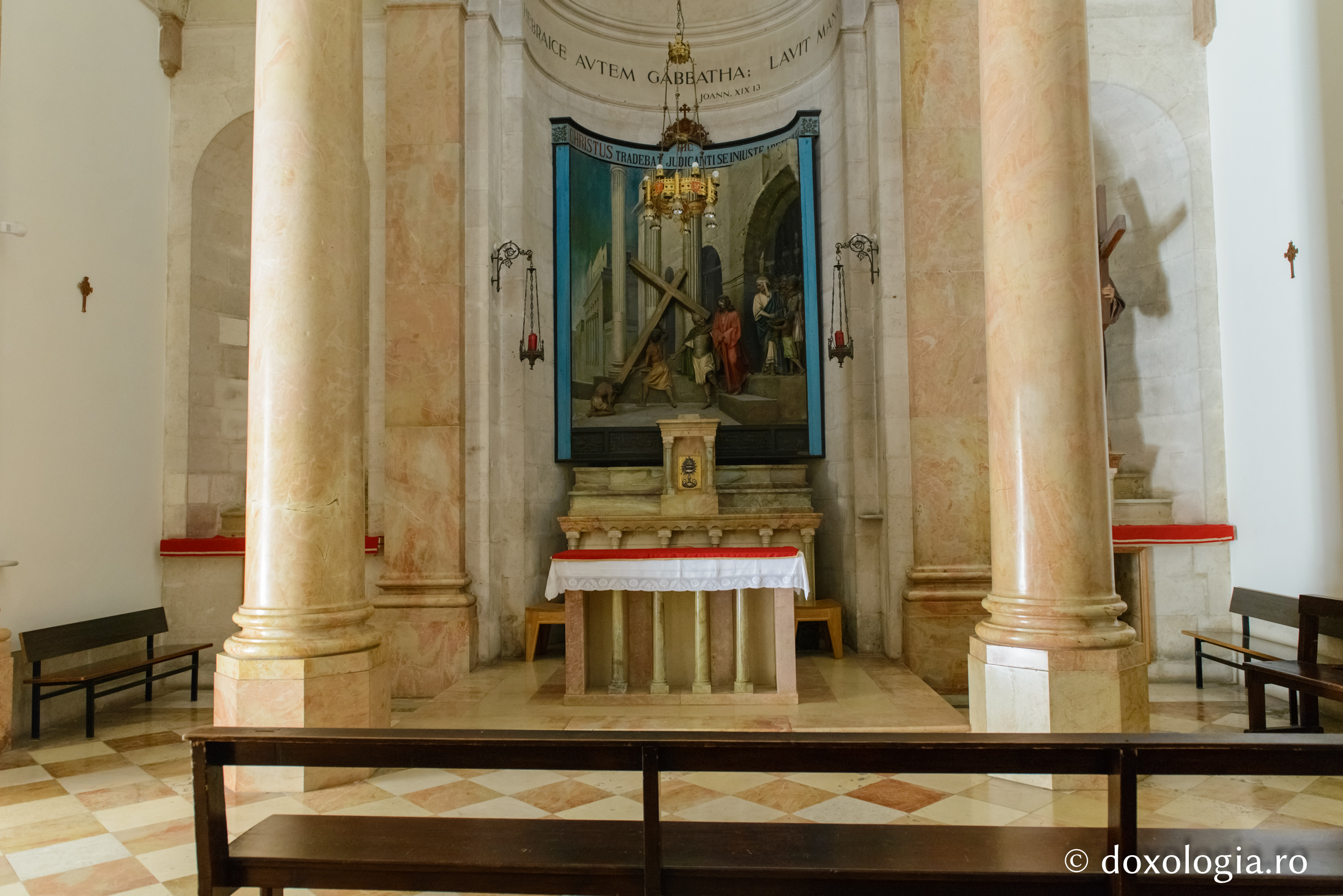 Capela Condamnării Mântuitorului – Ierusalim / Foto: Pr. Silviu Cluci Capela Condamnării Mântuitorului – Ierusalim