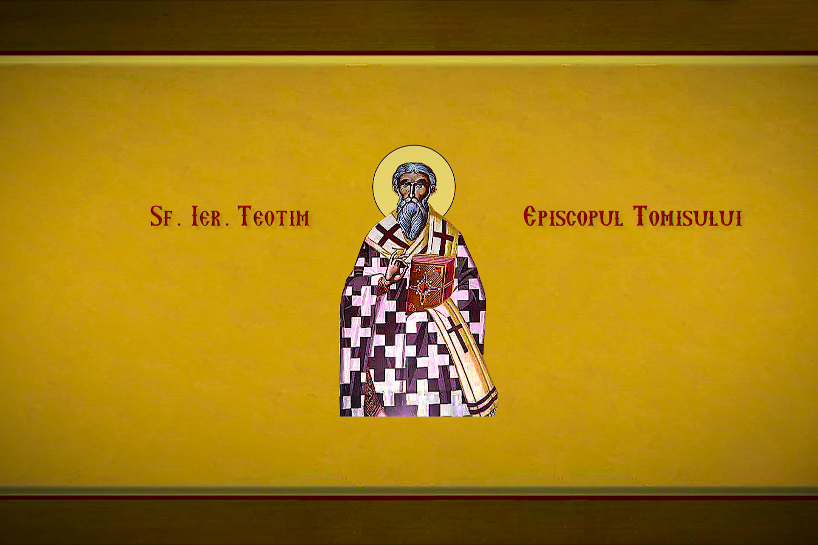 Sfântul Ierarh Teotim, Episcopul Tomisului ‒ drumul spre sfințenie Sfântul Ierarh Teotim, Episcopul Tomisului ‒ drumul spre sfințenie