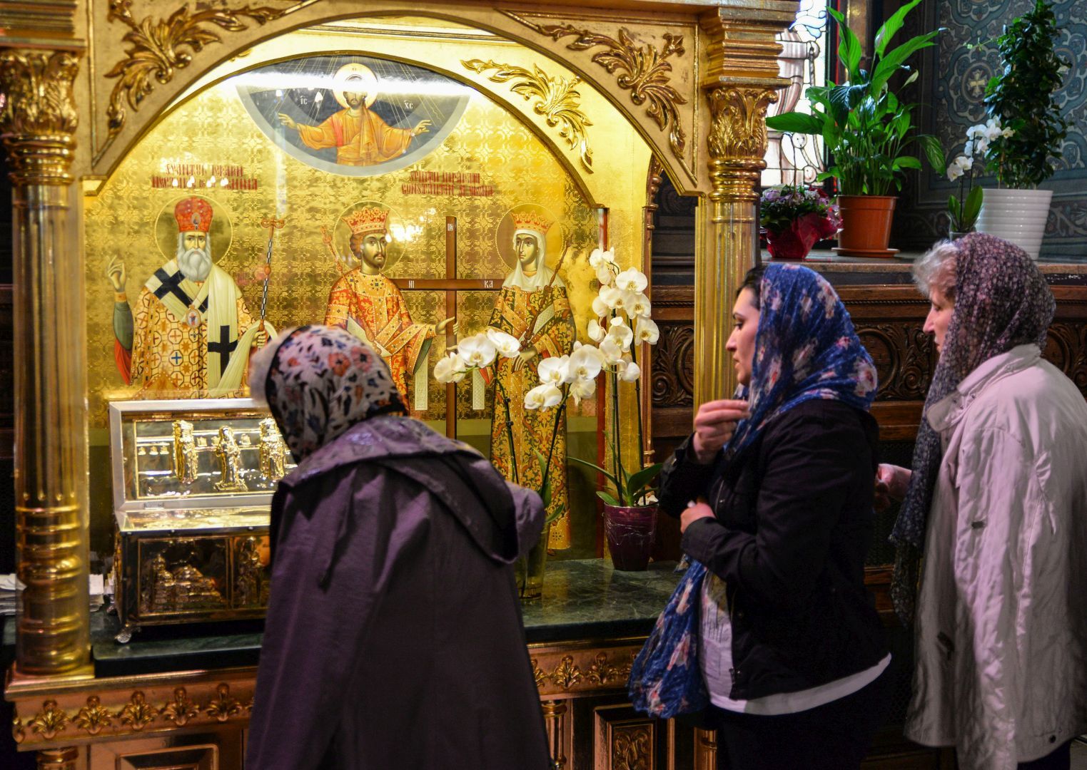 Sfântul Efrem cel Nou a fost cinstit la Catedrala Patriarhală din Bucureşti