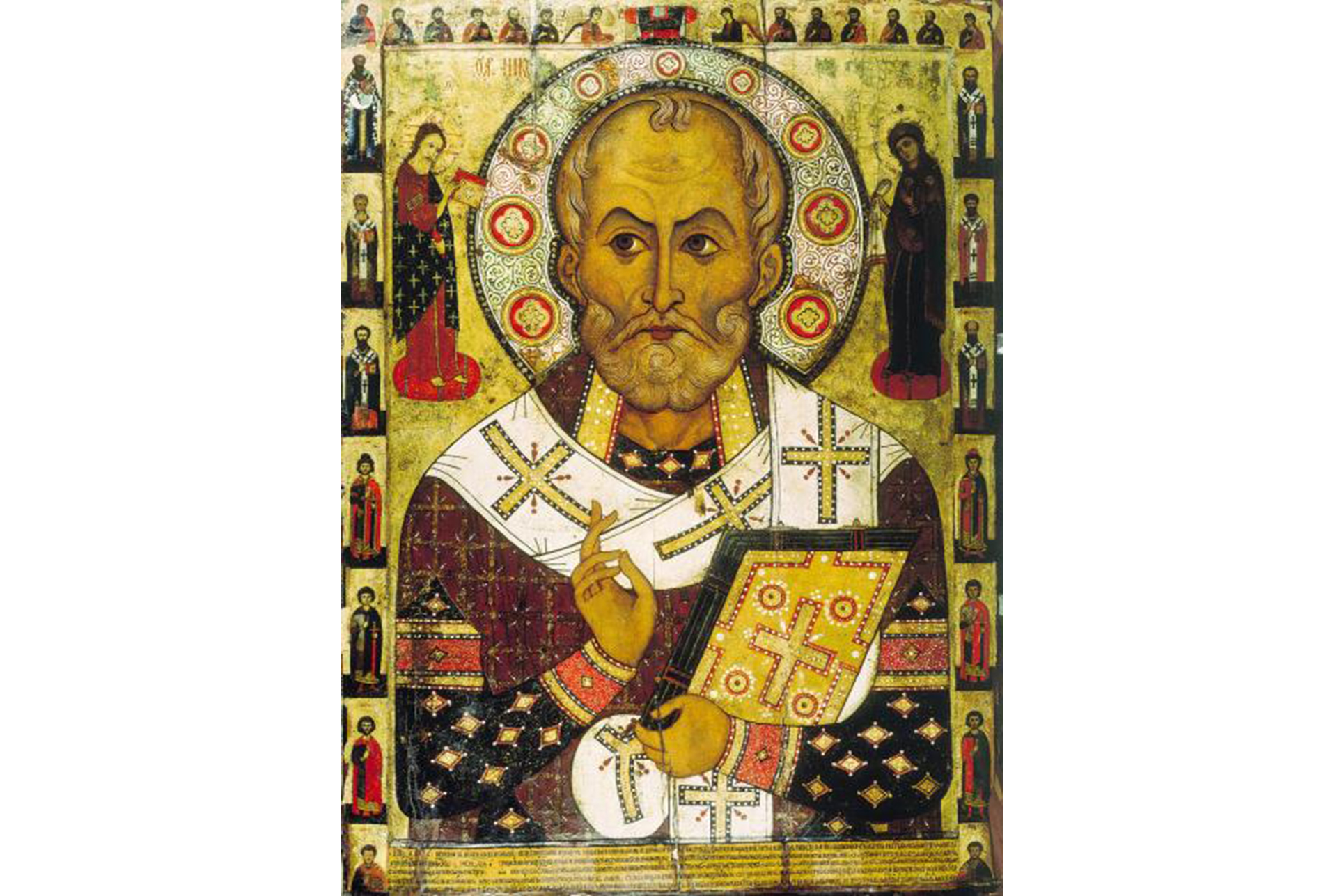 Новгородская икона Никола Липенский