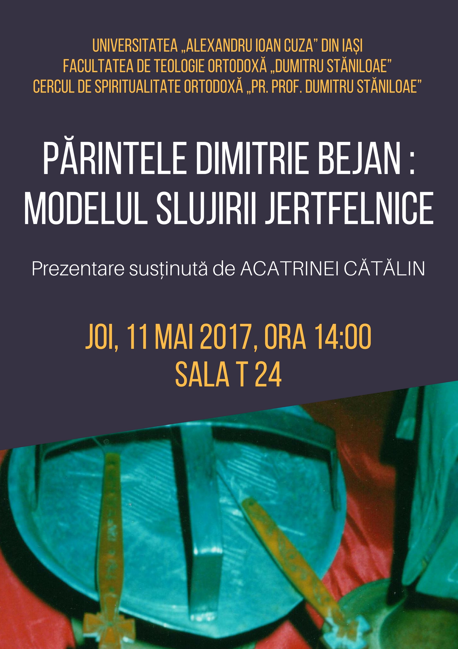 O nouă întâlnire a Cercului de Spiritualitate: „Părintele Dimitrie Bejan – modelul slujirii jertfelnice”