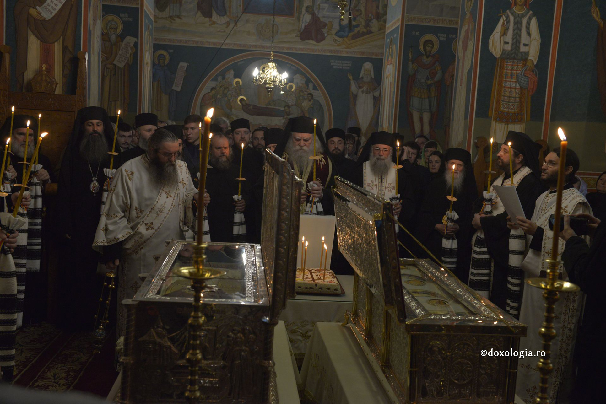 Ultima slujbă de pomenire a Mitropolitului Iacob Putneanul și a Cuvioșilor Sila, Paisie și Natan