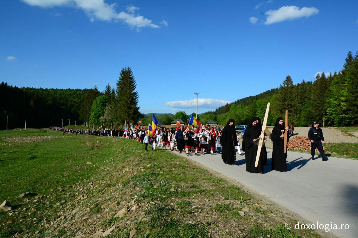 Foto: Tudorel Rusu Pelerinajul Sfinților a unit în rugăciune mănăstirile Putna și Sihăstria Putnei