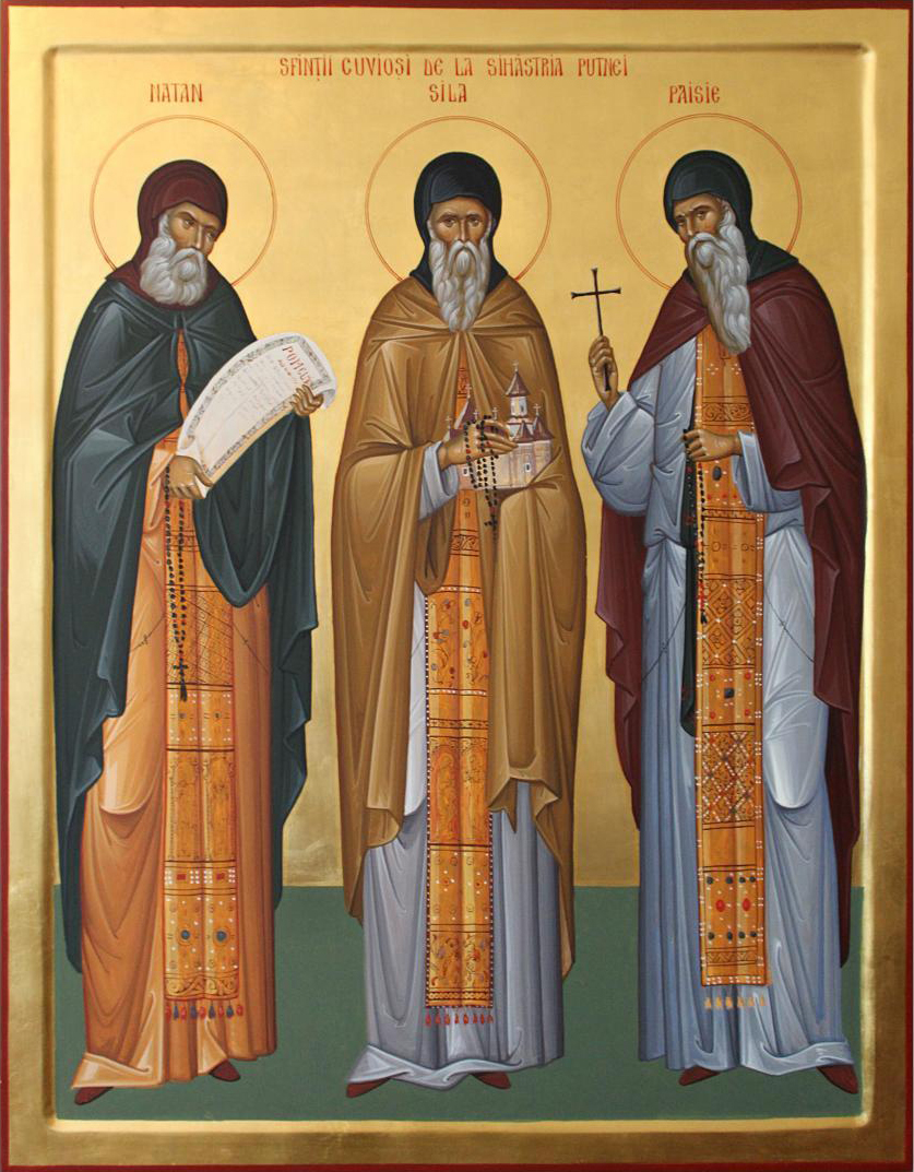 Troparul Sfinților Cuvioși Sila, Paisie și Natan de la Sihăstria Putnei