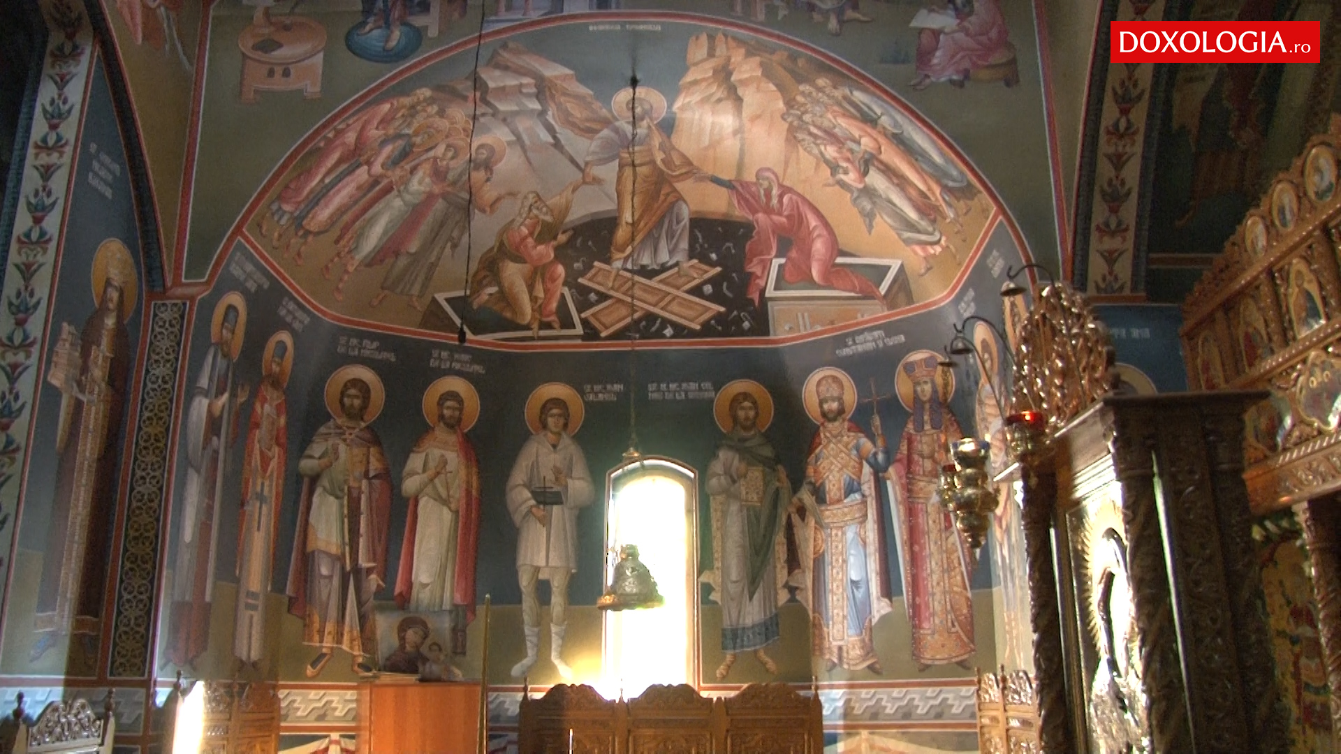 (Video) Sfințire de pictură la mănăstirea Sângeap Basaraba