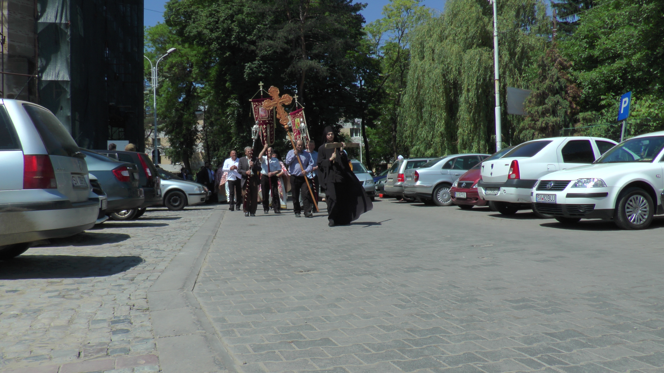 Ocrotitorul Sucevei, sărbătorit prin Liturghie arhierească și procesiune
