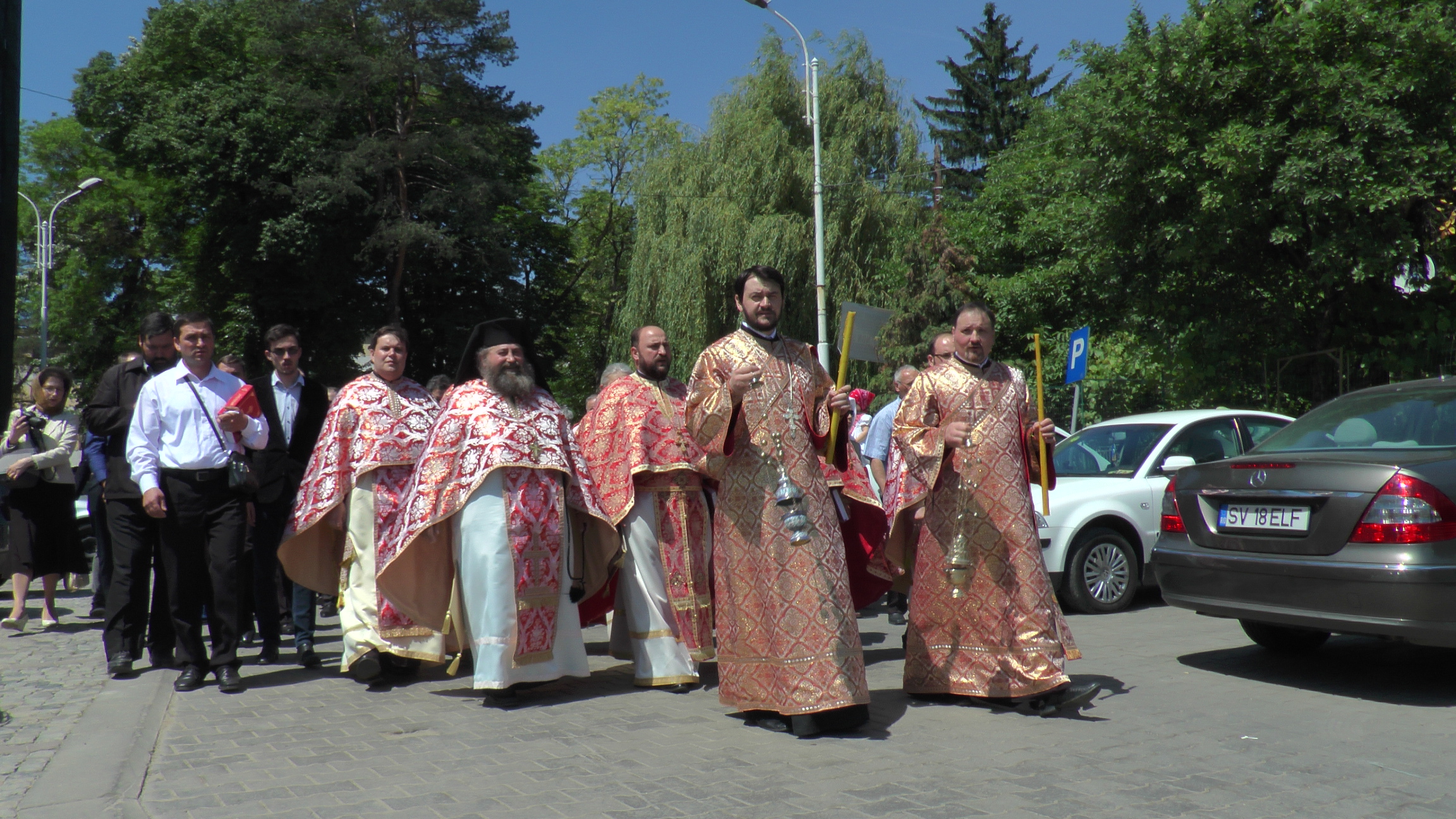 Ocrotitorul Sucevei, sărbătorit prin Liturghie arhierească și procesiune
