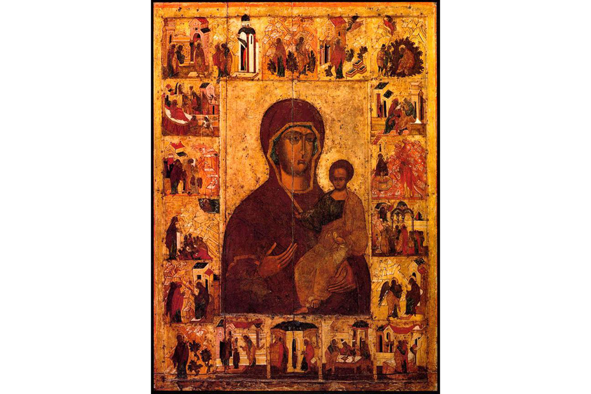 Icoana Maicii Domnului „Sedmiezerskaya” Icoana Maicii Domnului „Sedmiezerskaya”