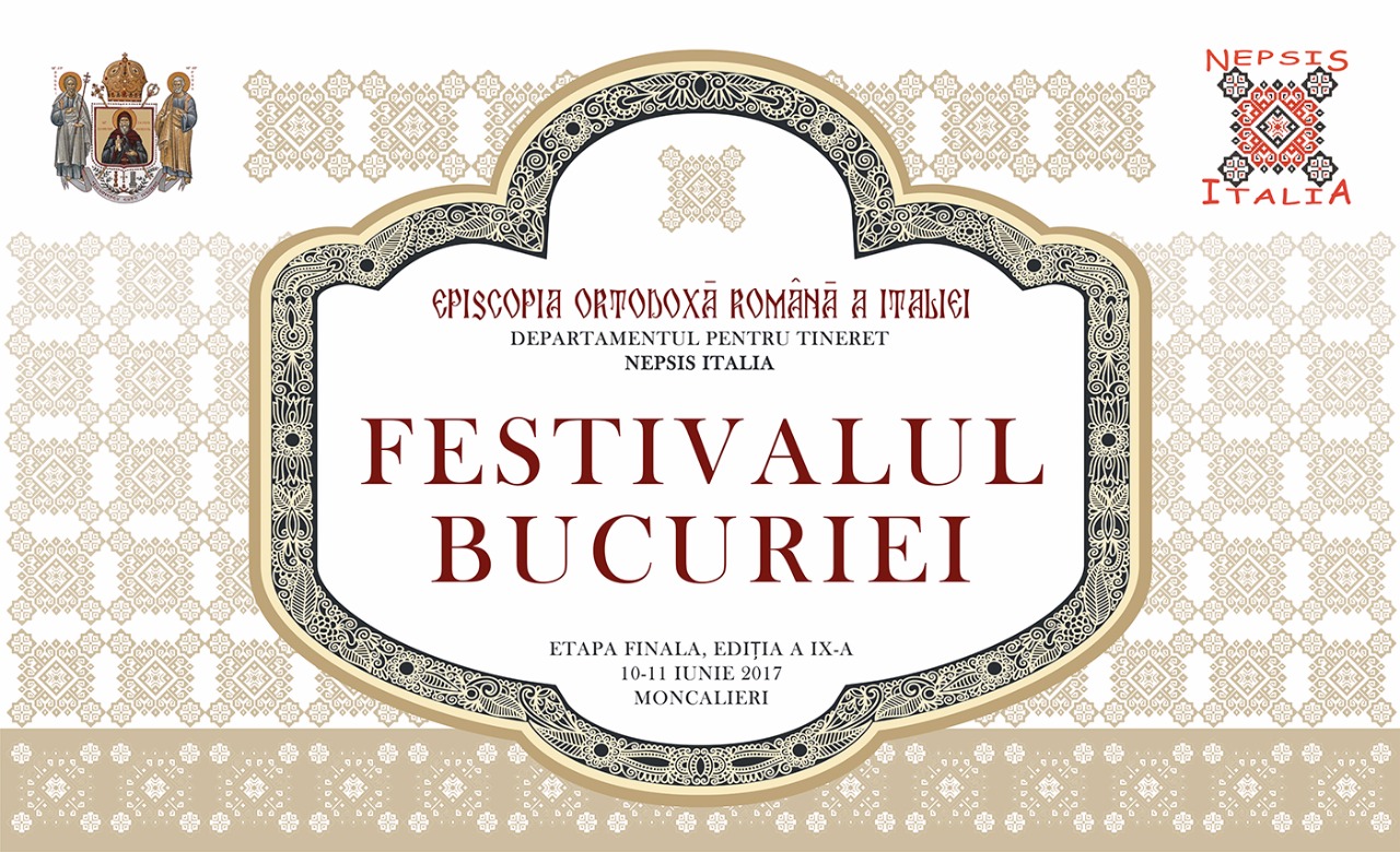 Etapa finală a „Festivalului Bucuriei”, la Moncalieri (Italia)