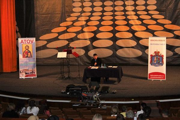 Părintele Sorin Mihalache a conferenţiat la Vaslui