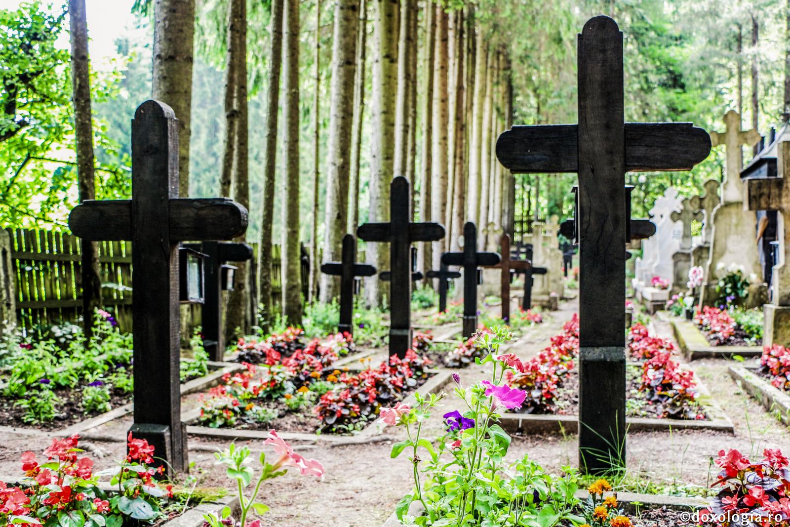 „Grădina cu sfinţi” – cimitirul Mănăstirii Sihăstria