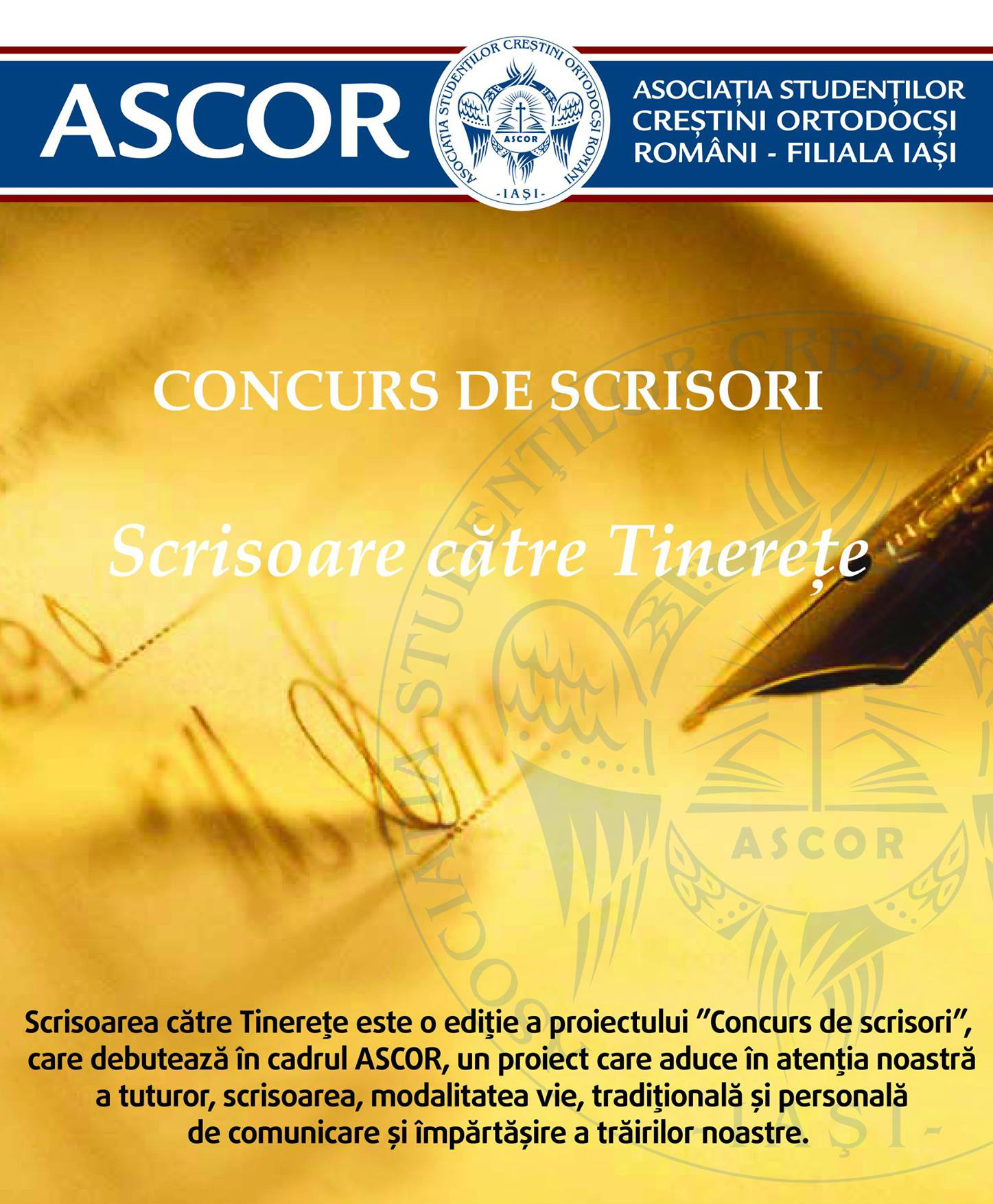 Scrisoare către „Tinereţe“